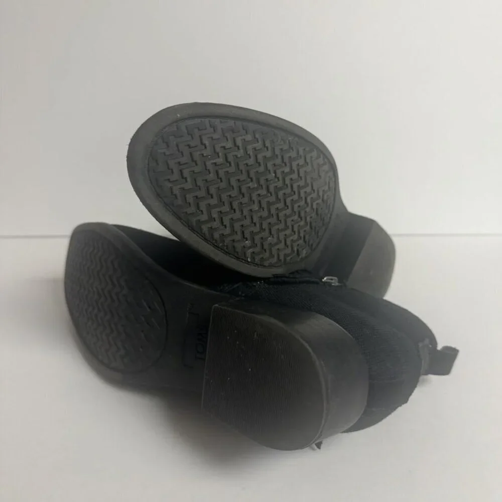 Tom’s Womens Dahlia Bootie Black Size 7 M